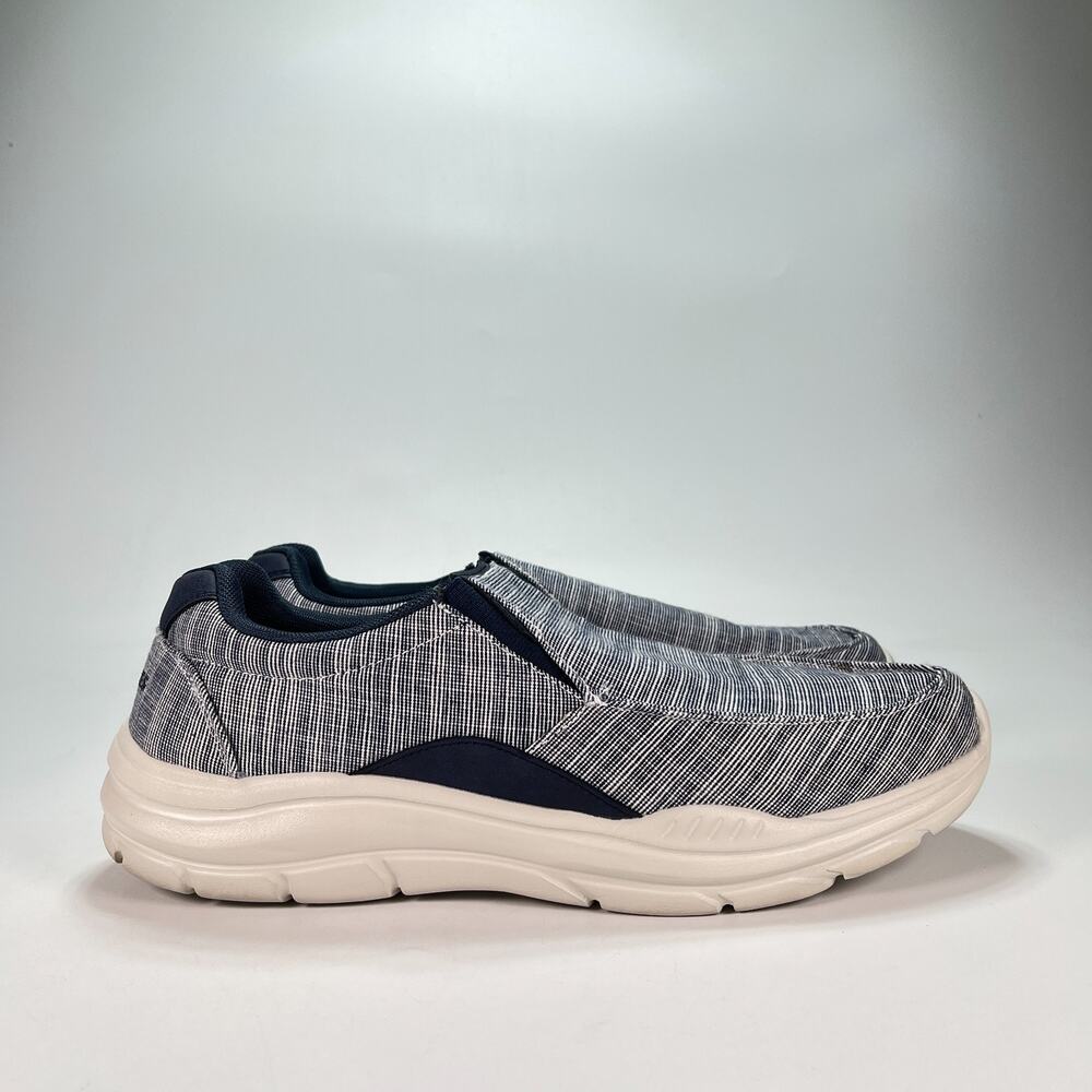 Canles Deklan Navy Blue Casual Comfort Loafers Slip On Walking Shoes Men’s Sz 12